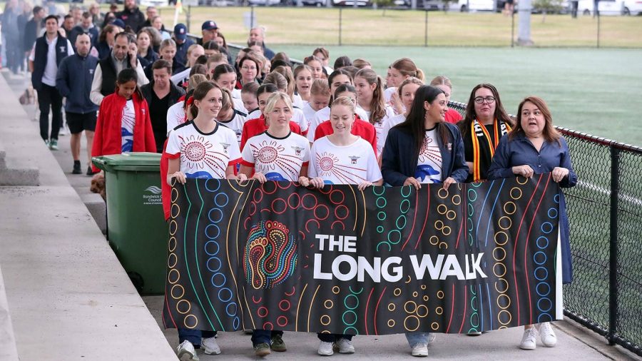Ascham School Indigenous Round The Long Walk. Sport Football Soccer Schoolgirls. Heffron Park. Saturday 1 June 2024. Photo by Craig Golding/SPA Images